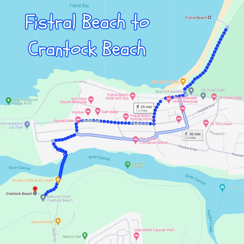 Fistral Beach to Crantock Beach
