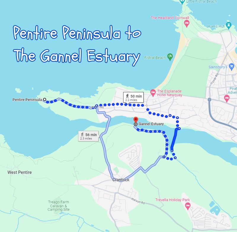 Pentire Peninsula to The Gannel Estuary