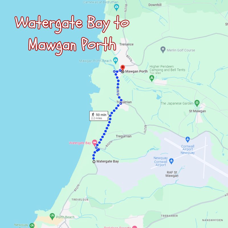Watergate Bay to Mawgan Porth
